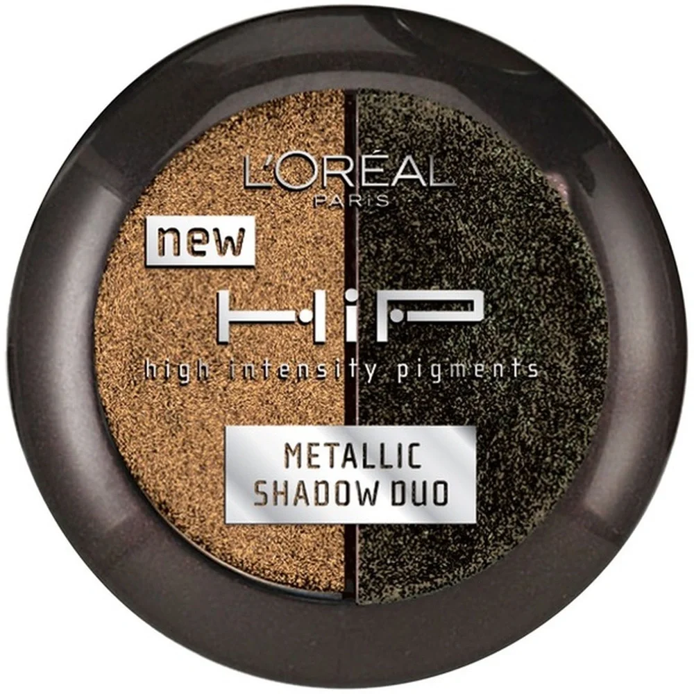 L’Oréal HIP High Intensity Pigments Metallic Shadow Duos Eyeshadow 806 Gilded